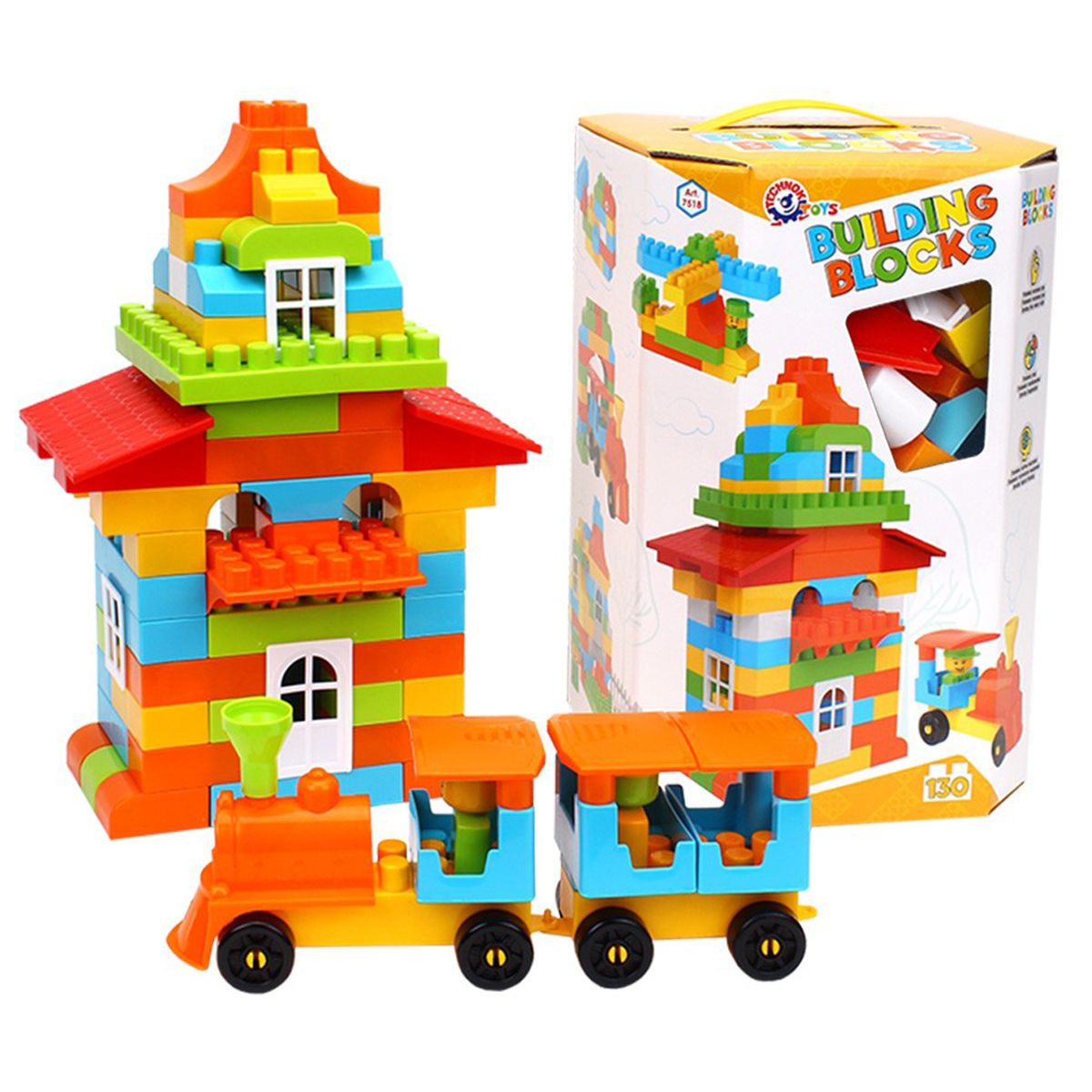 

Конструктор Building blocks 130 дет Технок (7518) (160401)