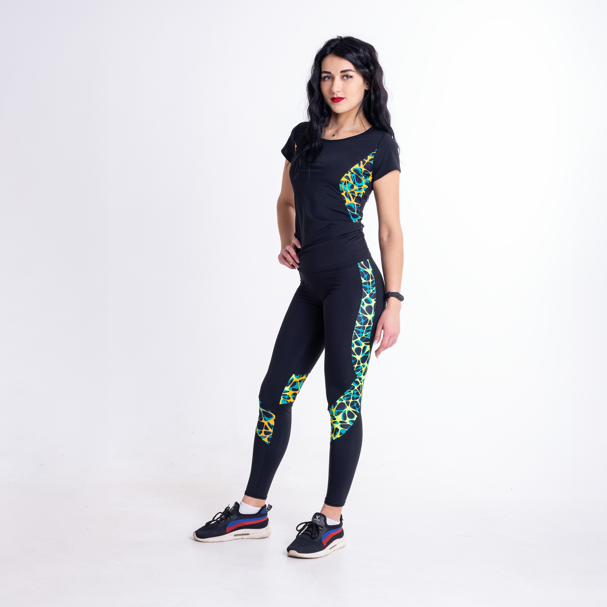 

Футболка FitU спортивная женская Prizma cobweb паутинка, Футболка FitU спортивная женская Prizma cobweb паутинка L