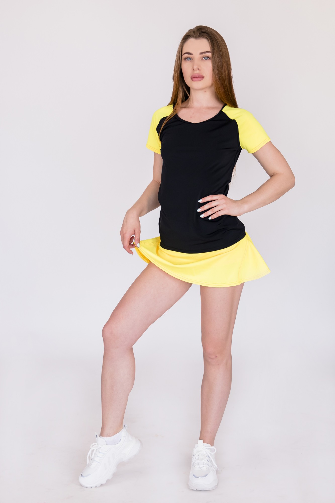 

Комплект FitU спортивный женский Adi Reglan yellow желтый, Комплект FitU спортивный женский Adi Reglan yellow желтый XL