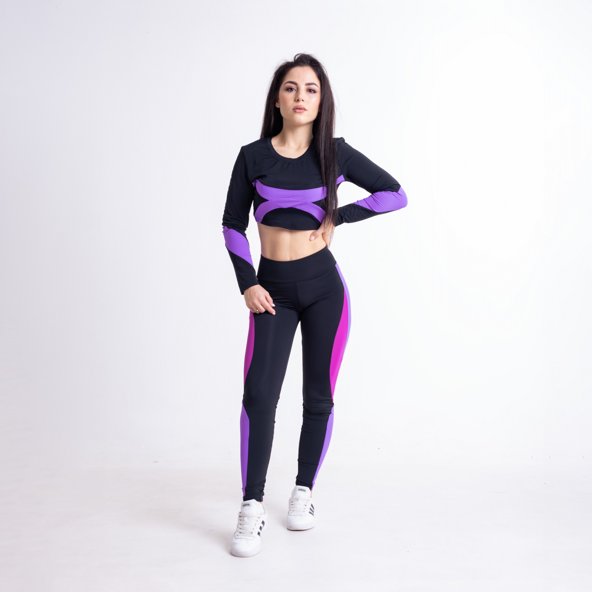 

Рашгард FitU спортивный женский Xline violet фиолет, Рашгард FitU спортивный женский Xline violet фиолет S
