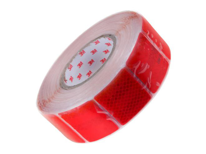 

Лента светоотражающая 3M 5см х 25м сигментированная 45*45мм RED