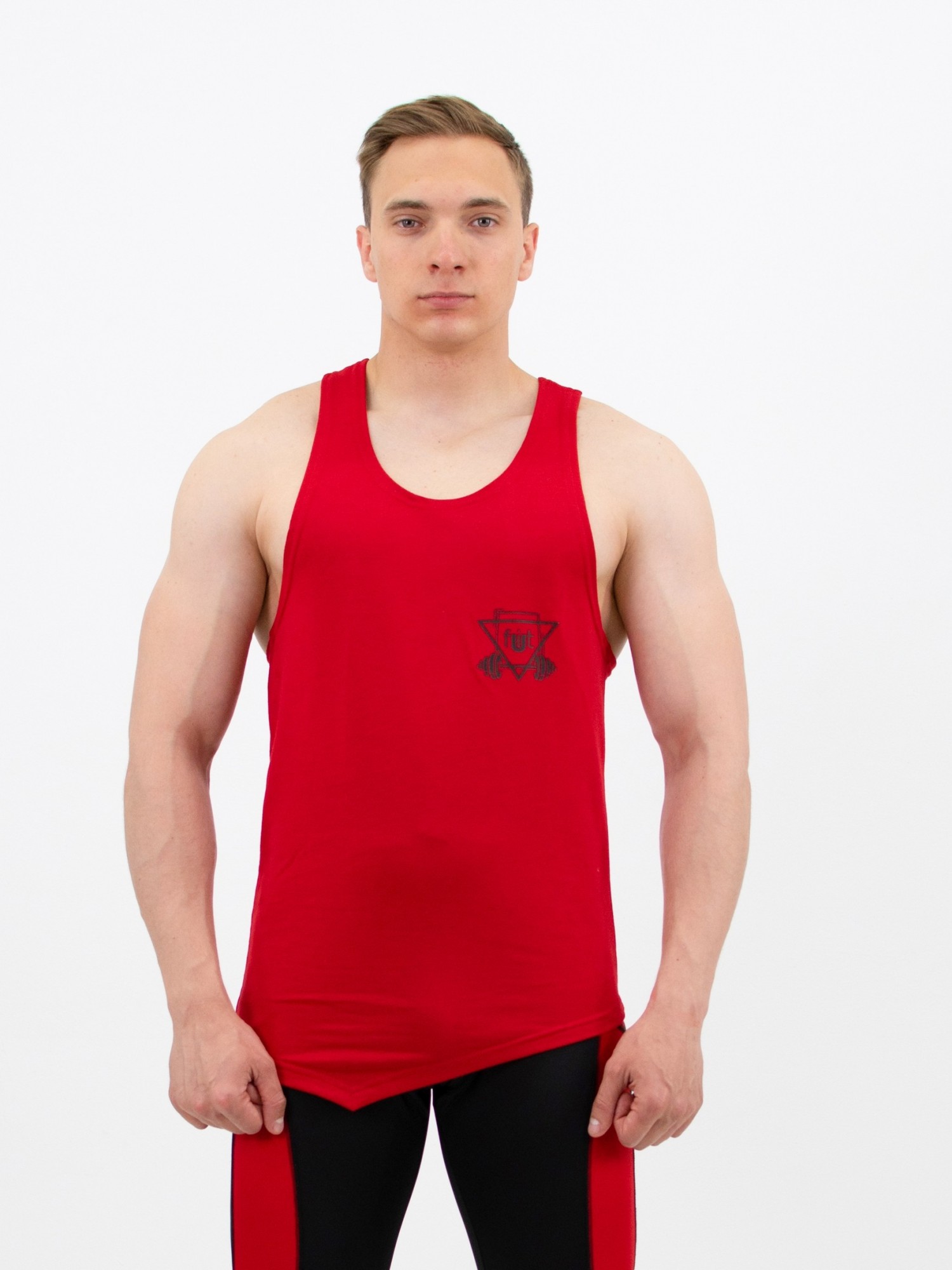 

Мужская спортивная майка fitU Progress red  Красная, Мужская спортивная майка fitU Progress red S Красная