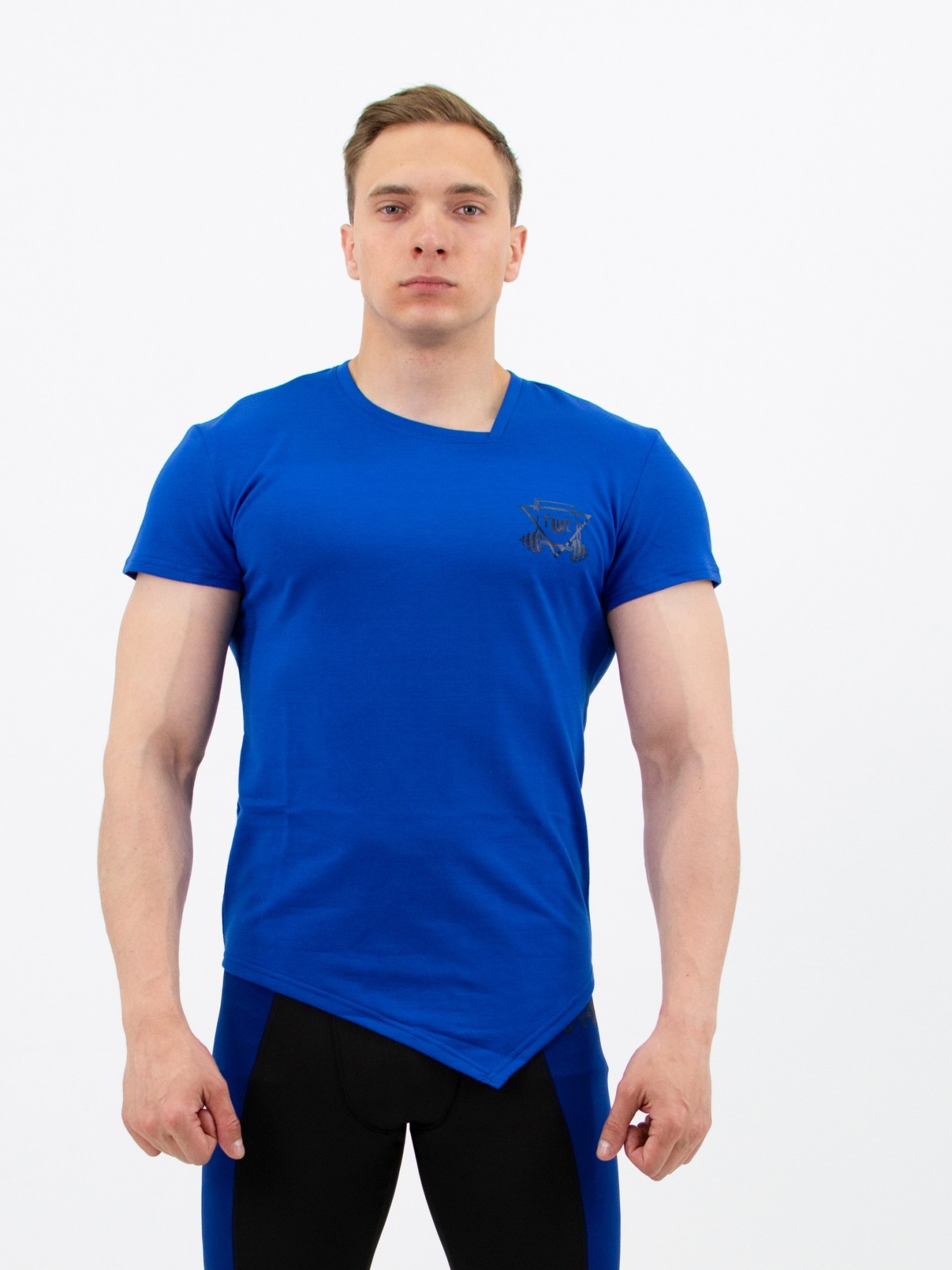 

Мужская спортивная футболка fitU Splay blue  Синяя, Мужская спортивная футболка fitU Splay blue M Синяя