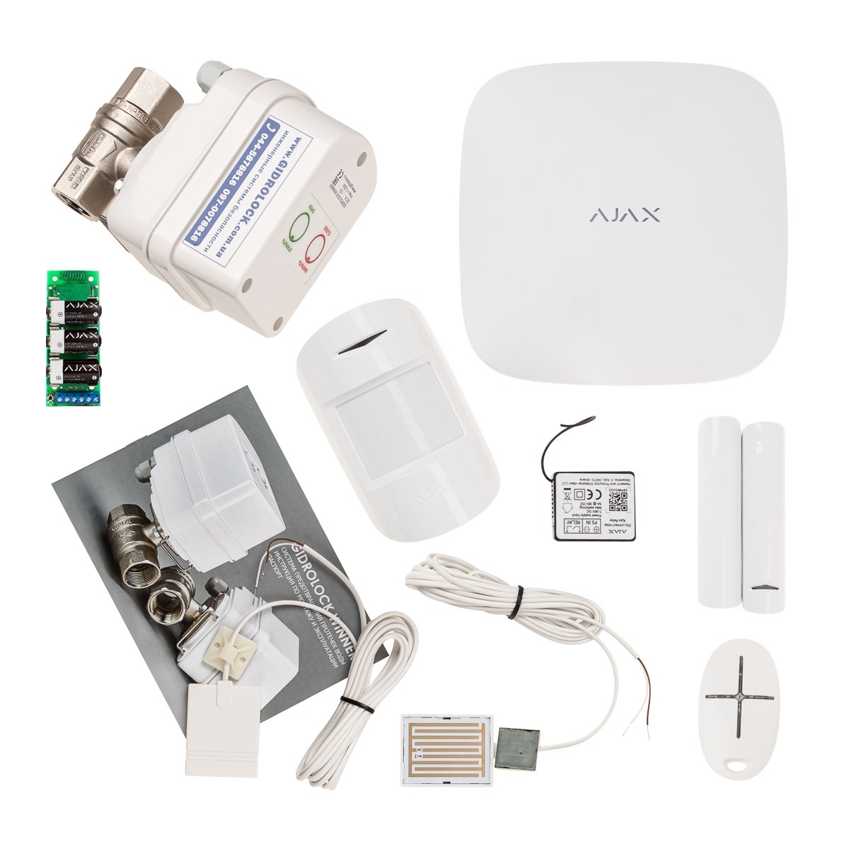

GIDROLOCK WINNER BONOMI дом 3/4” + Ajax StarterKit Plus + Ajax Transmitter + Ajax Relay