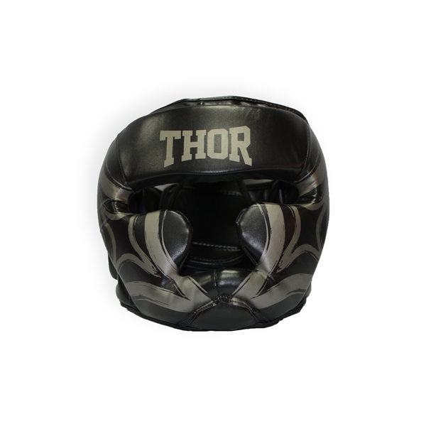 

Боксерский шлем THOR COBRA BLACK S кожа