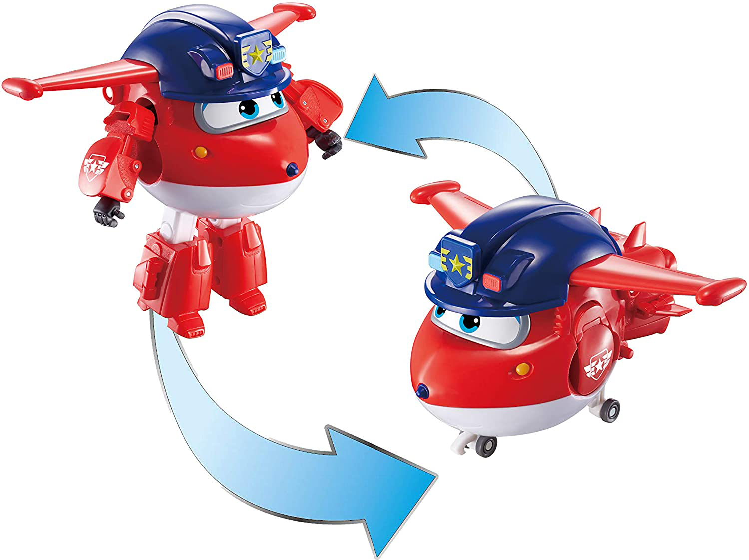 

Игровая фигурка-трансформер Super Wings Transforming Police Jett Джетт полицейский (EU730231)