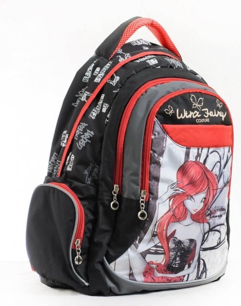 

Рюкзак подростковый YE SL-12 "WINX COUTURE", 36*28*12см