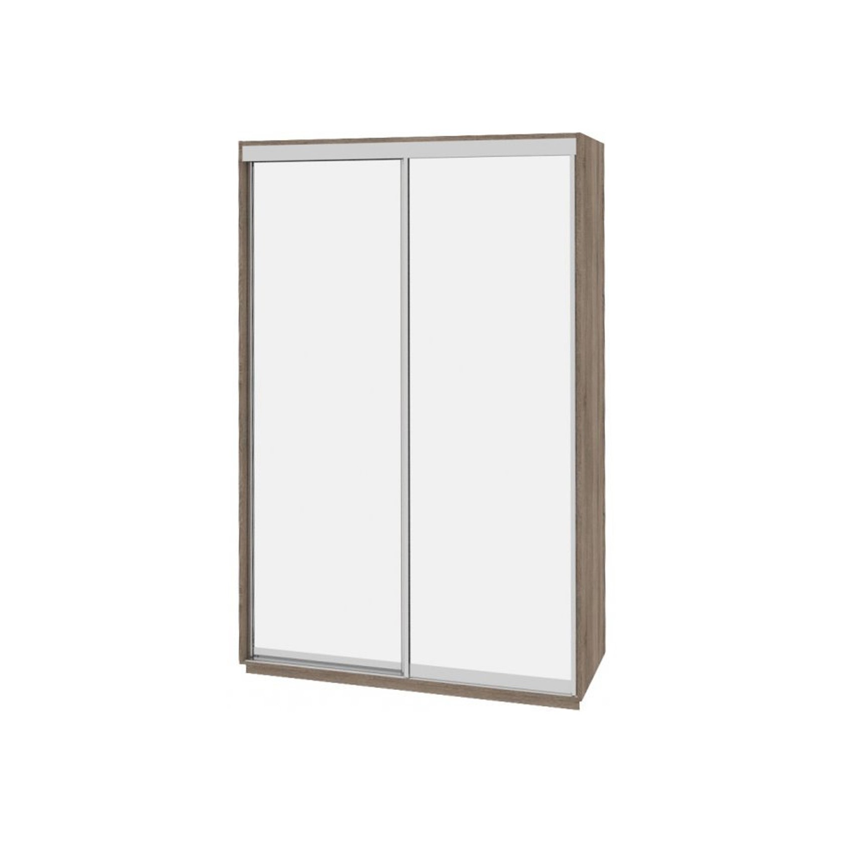 

Шкаф-купе Виват — 2 двери (ДОМ) Зеркало-Дуб сонома трюфель 150x60x240