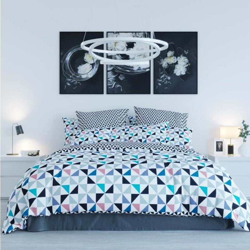 

Комплект постельного белья ТЕП Ranforce Mozaika полуторное 150х215 см ранфорс 2-00889-07434-YV