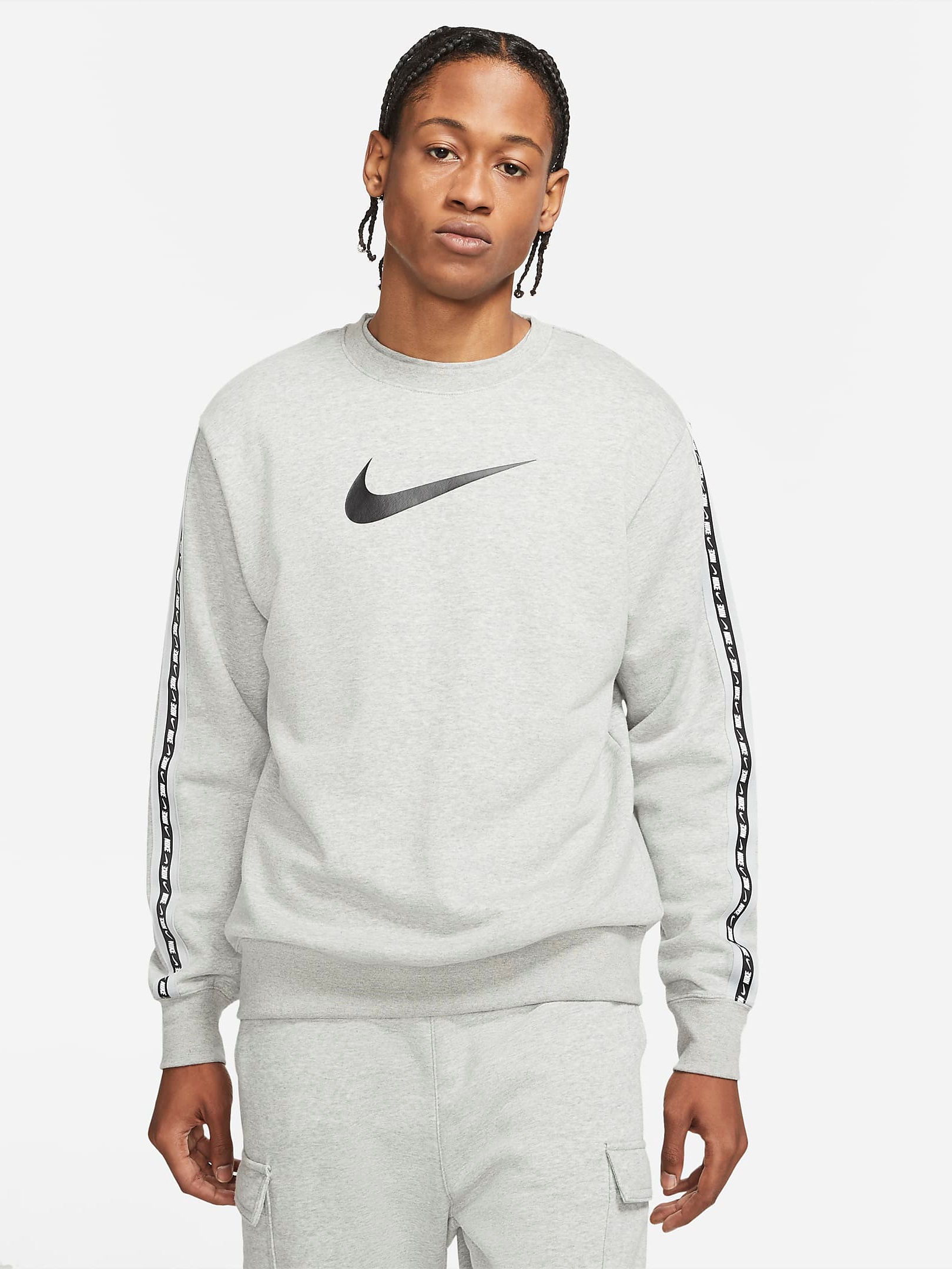

Свитшот Nike  Nsw Repeat Flc Crew Bb DM4679-063, Свитшот Nike M Nsw Repeat Flc Crew Bb DM4679-063 M
