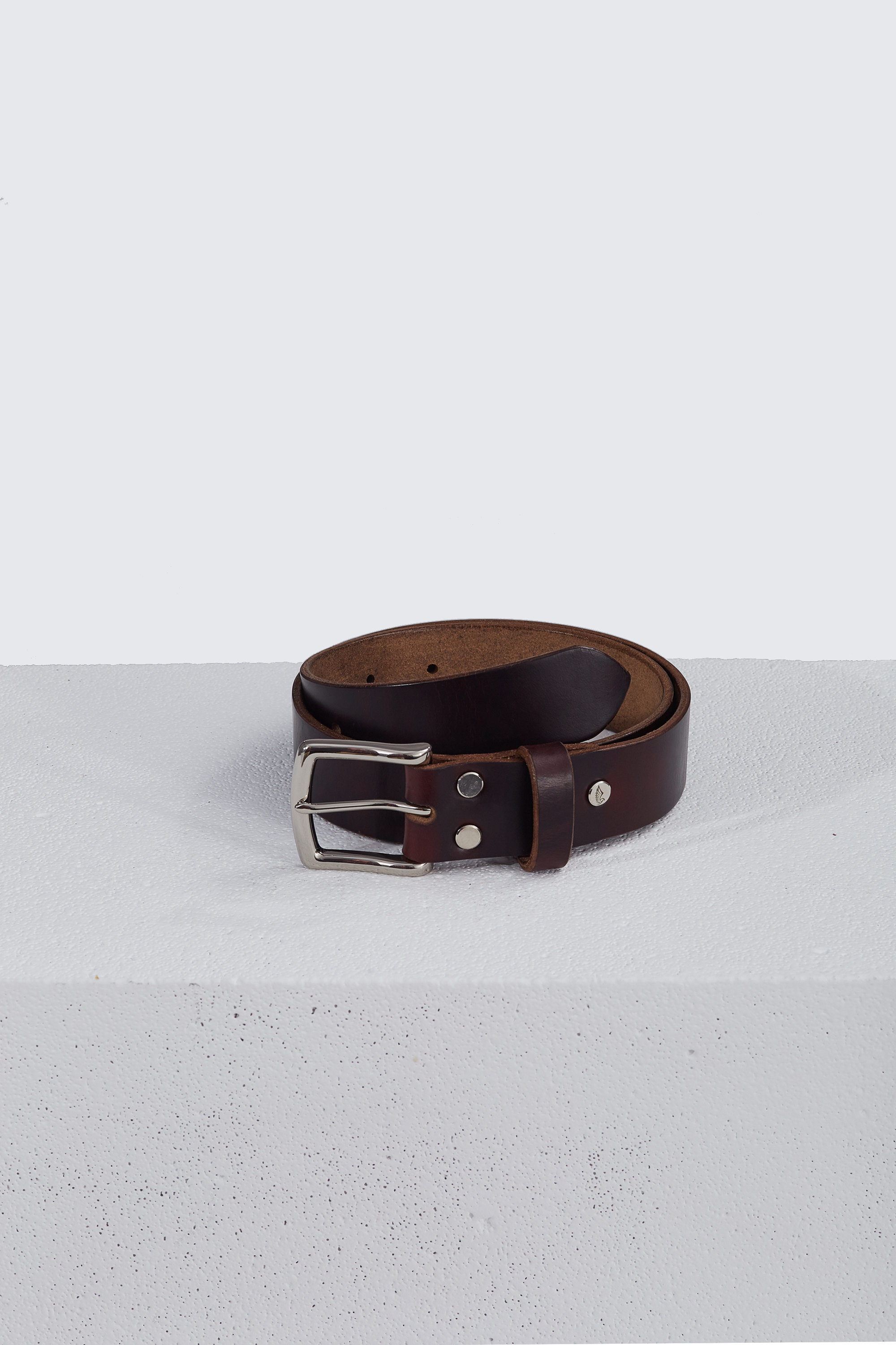 

Ремінь шкіряний Balabanoff American Belt 1.5 Silver Бордовий