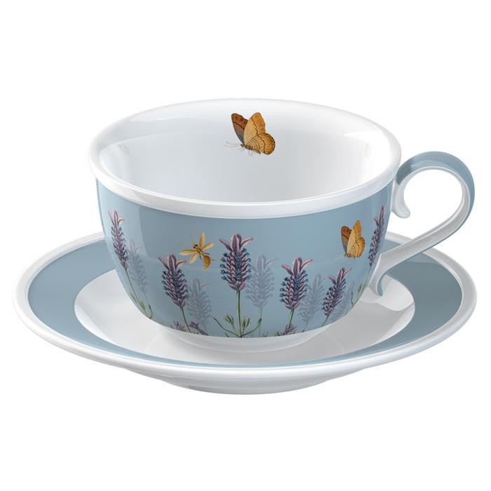 

Чашка для чая с блюдцем Lavender 140мл LIFETIME BRANDS 5151811