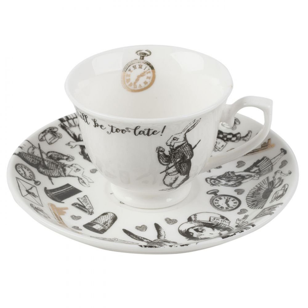

Чашка кофейная с блюдцем Alice in Wonderland 75 мл LIFETIME BRANDS VA5200019