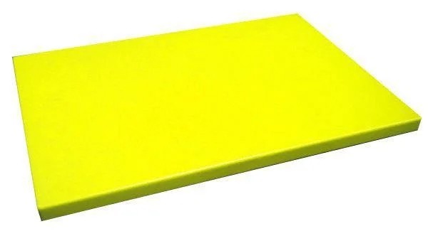 

Доска разделочная гладкая желтая 60x40x2 см Helios 7923