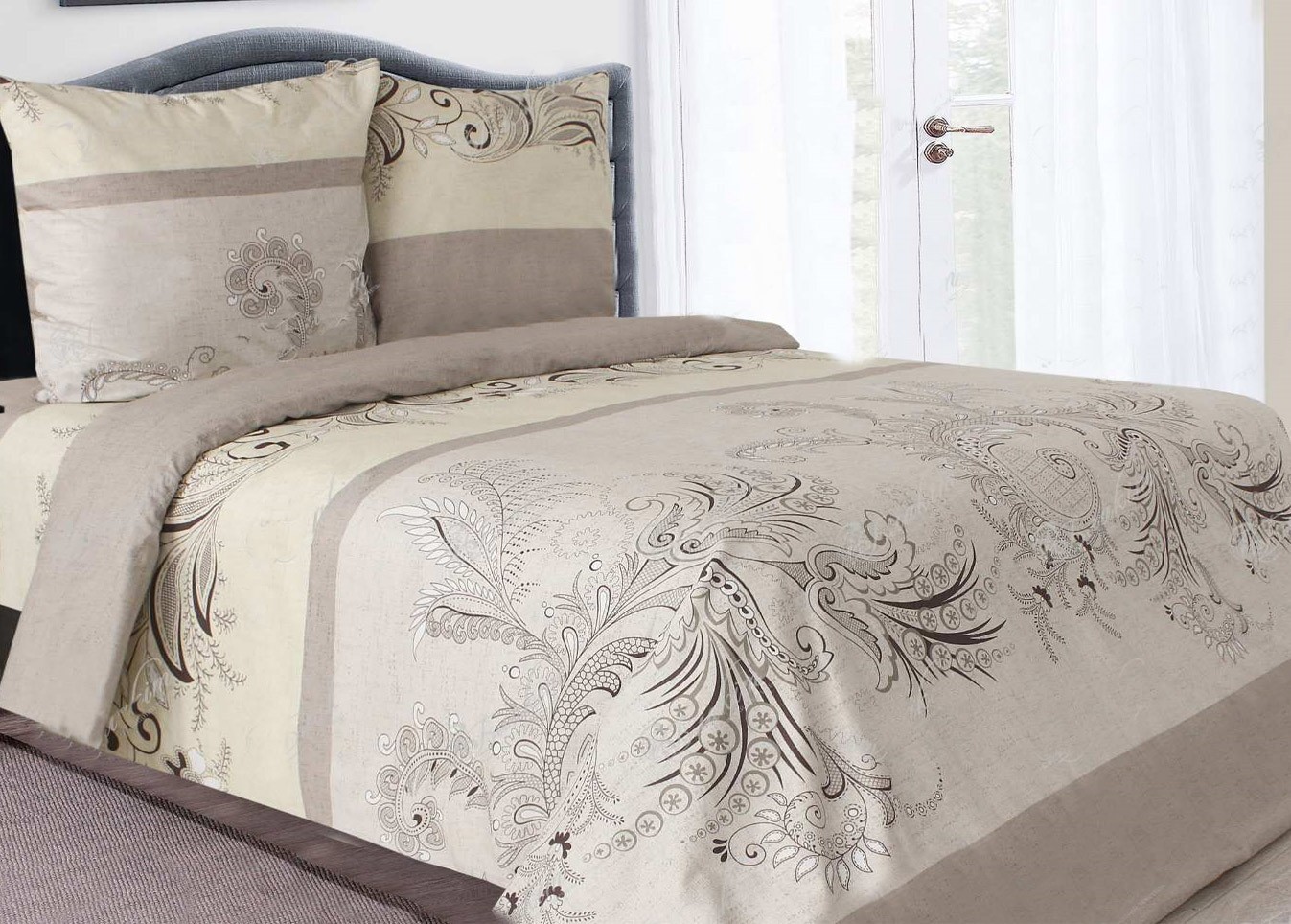 

Комплект белорусского постельного белья LaLuna PB-101 220х200 см Бежево-коричневый (PB-101-L20020060)