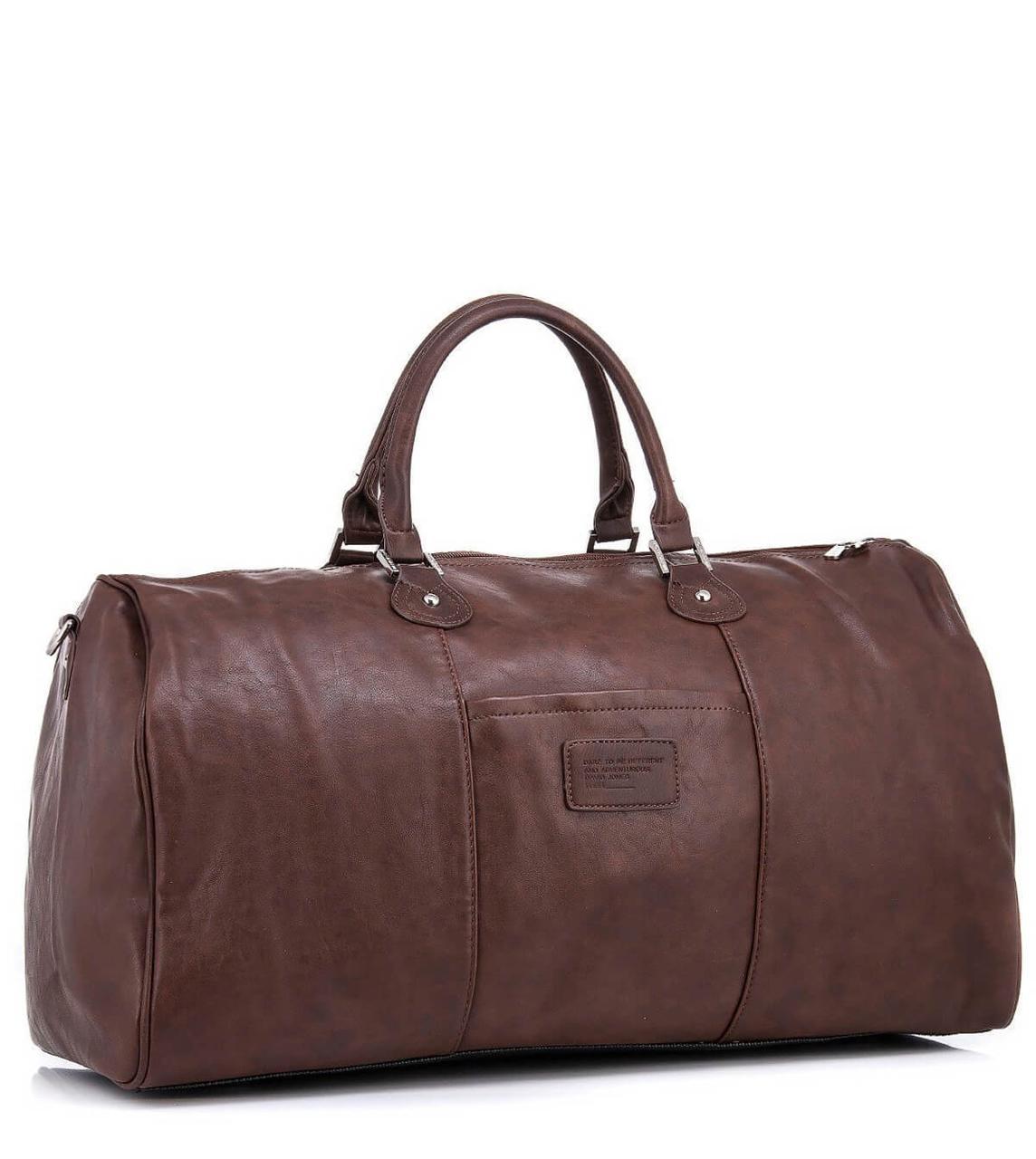 

Дорожная сумка саквояж коричневый David Jones DJ-103993 для ручной клади
