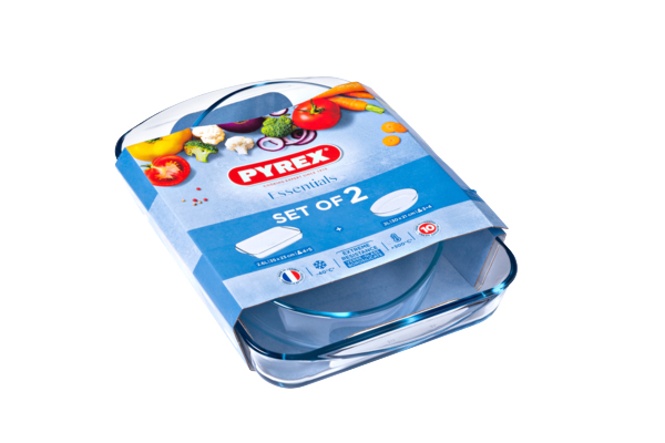 

Набор форм для приготовления Pyrex Essentials 40х27 см + 30х21 см 2 шт.