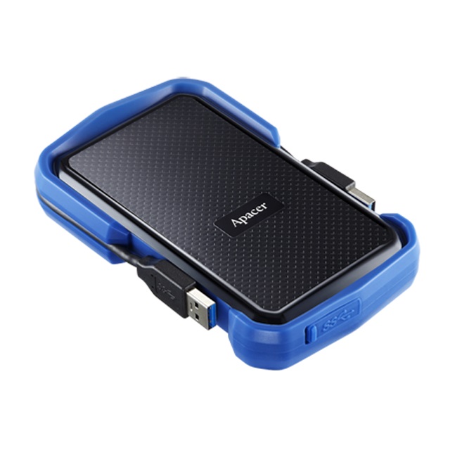

Внешний накопитель жесткий диск Apacer 2.5" USB 3.1 2TB AC631 защита IP55 Black-Blue