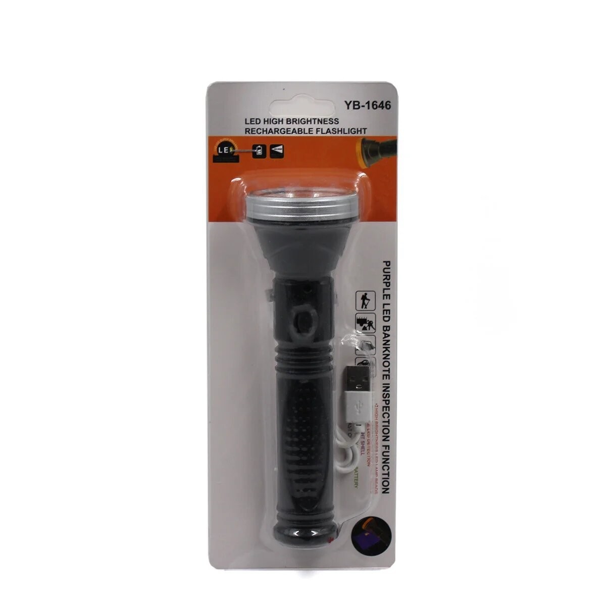 

Ручной фонарь UKC YB-1646 USB Charge