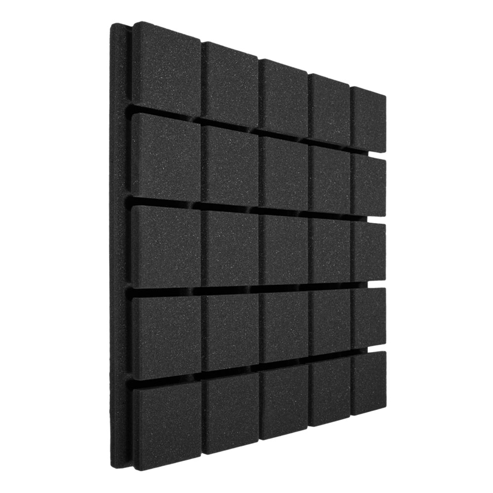 

Панель из акустического поролона Ecosound Tetras Black 50 50х50 см Черный графит