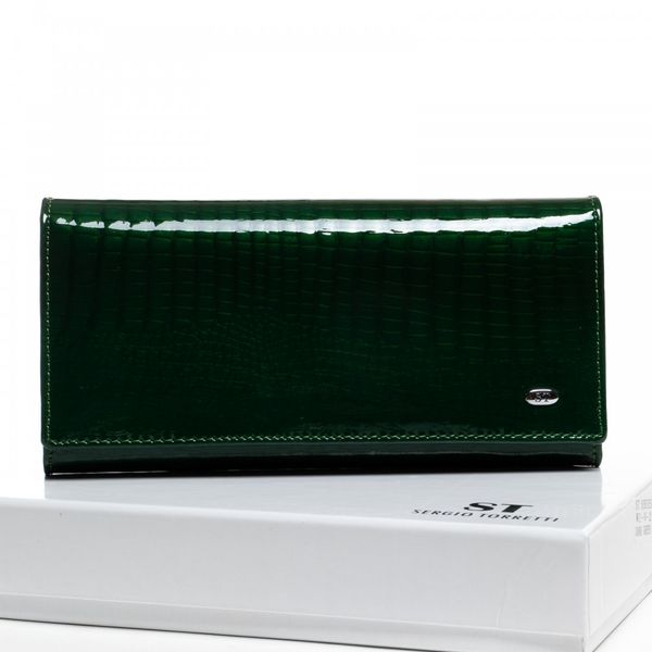 

Кошелек из натуральной кожи LR SERGIO TORRETTI W1-V-2 dark-green