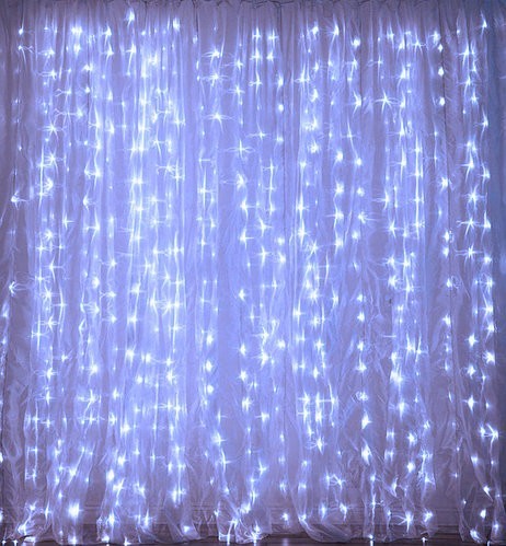 

Гирлянда электрическая штора RD RD-088 2х2м 144LED