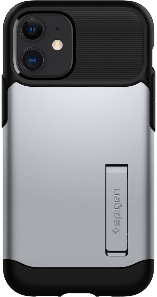 

Панель Spigen Slim Armor для Apple iPhone 12 mini Satin Silver