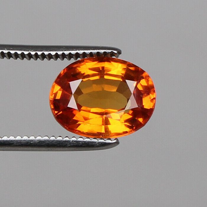 

0.34Ct Оранжевый Падпараджа сапфир 5*4мм овал е14747