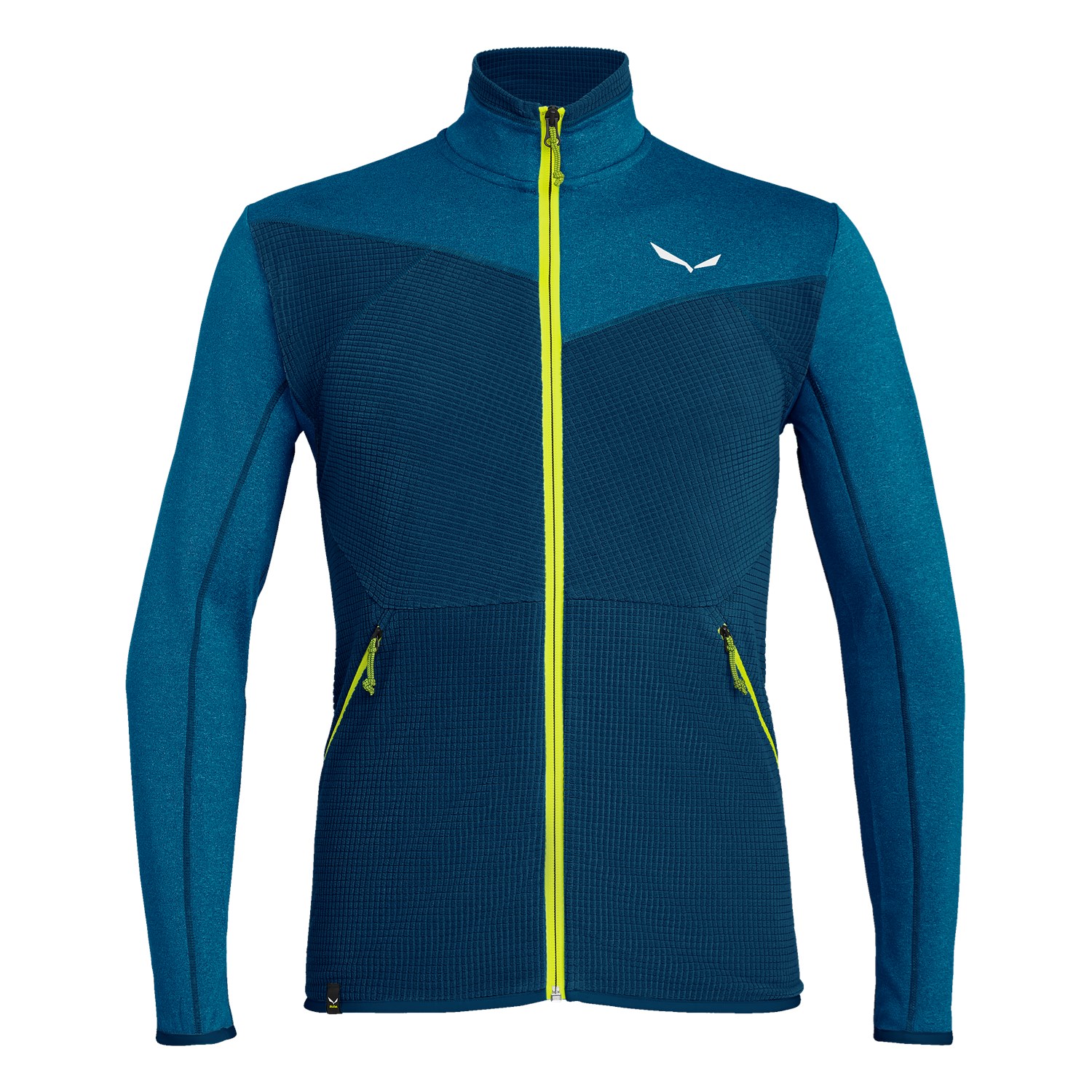 

Флис Salewa Puez Hybrid Polarlite Mns Full-Zip S Синий
