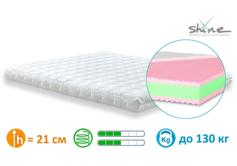 

Матрас ортопедический Matroluxe Жасмин 120x200 см