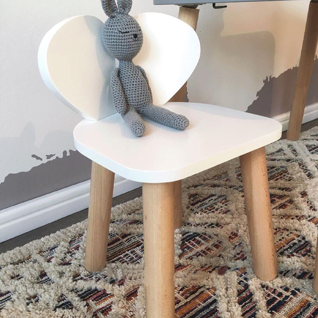 

Детский стульчик KidsBunkBed (Мышка) цвет белый