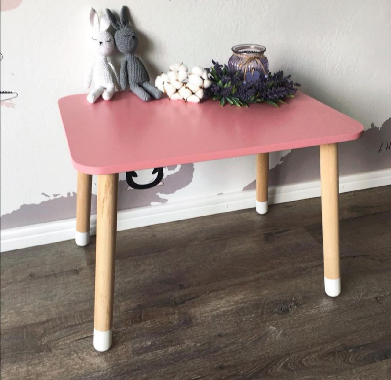 

Детский прямоугольный стол KidsBunkBed цвет розовый