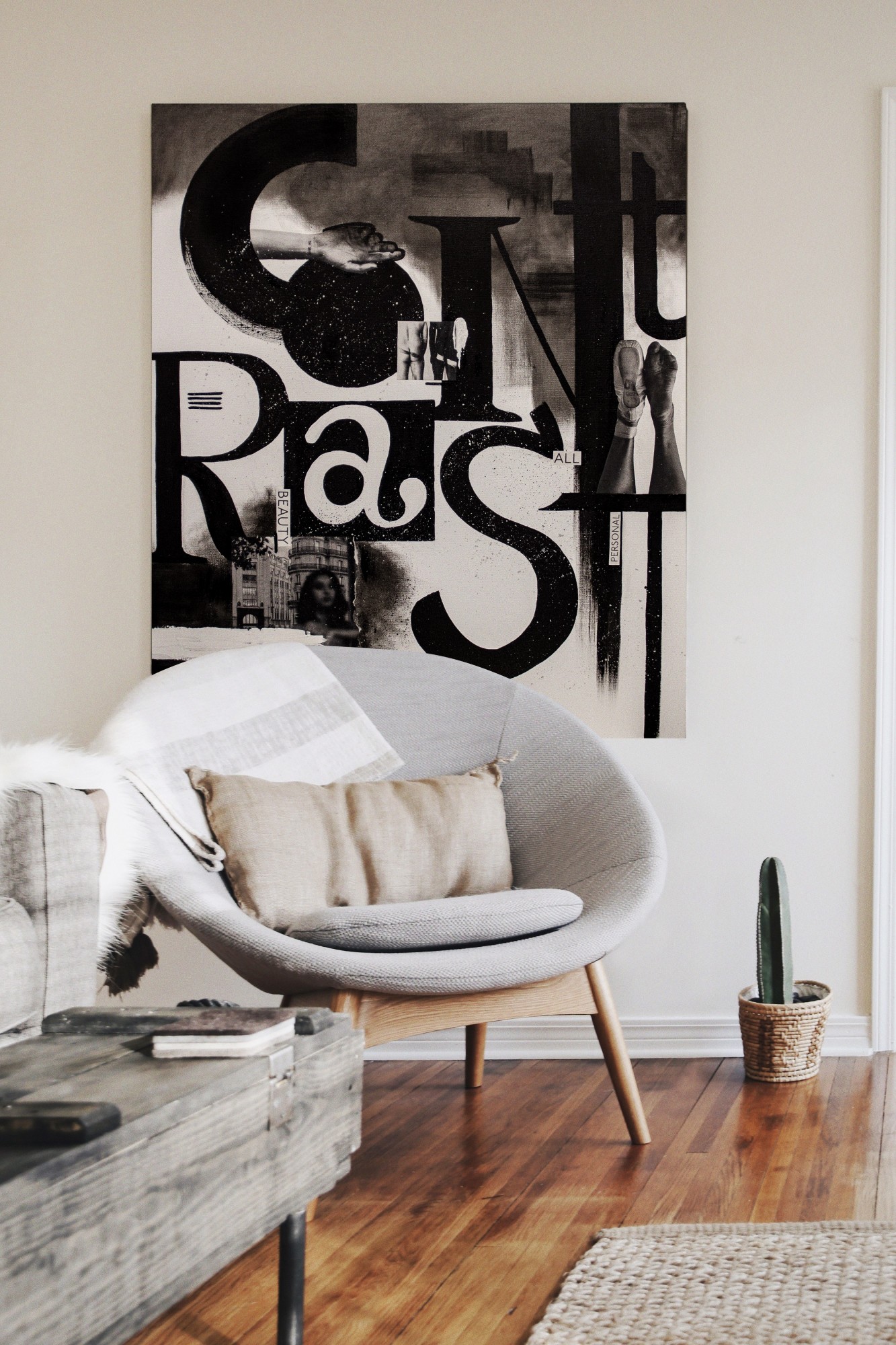 

Картина акриловыми красками на холсте CONTRAST Ручной работы 80х100 см
