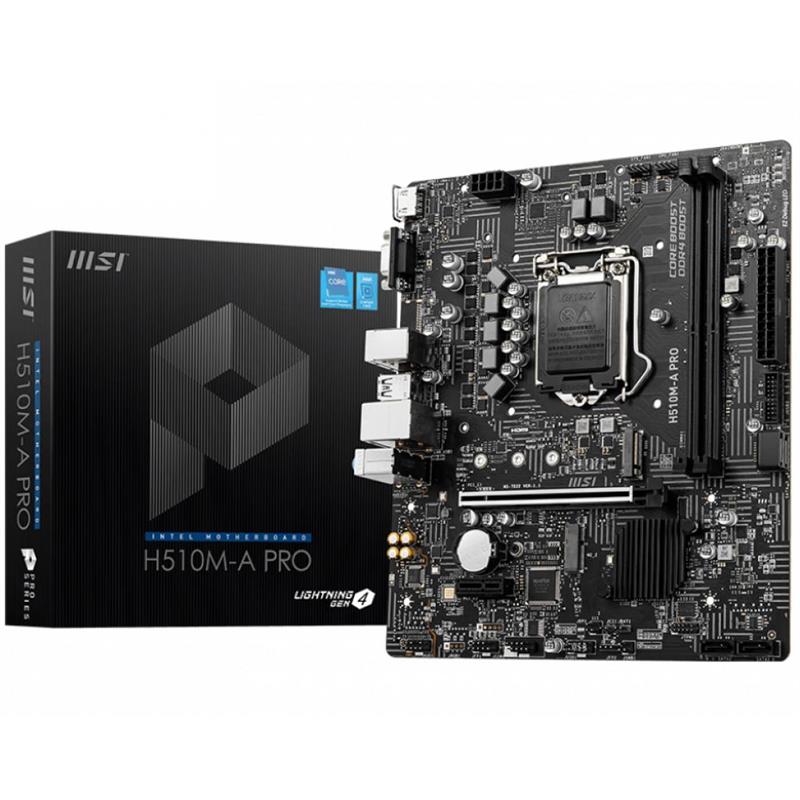 

Материнская плата MSI H510M-A Pro Socket 1200