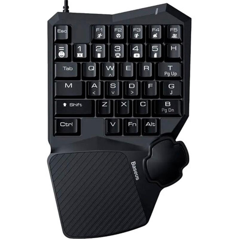 

Клавиатура Baseus Gamo One-Handed Gaming Keyboard Black (GMGK01-01)