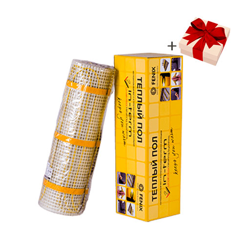 

Двухжильный нагревательный мат ТМ In-Term 720Вт / 3.6 м² + терморегулятор