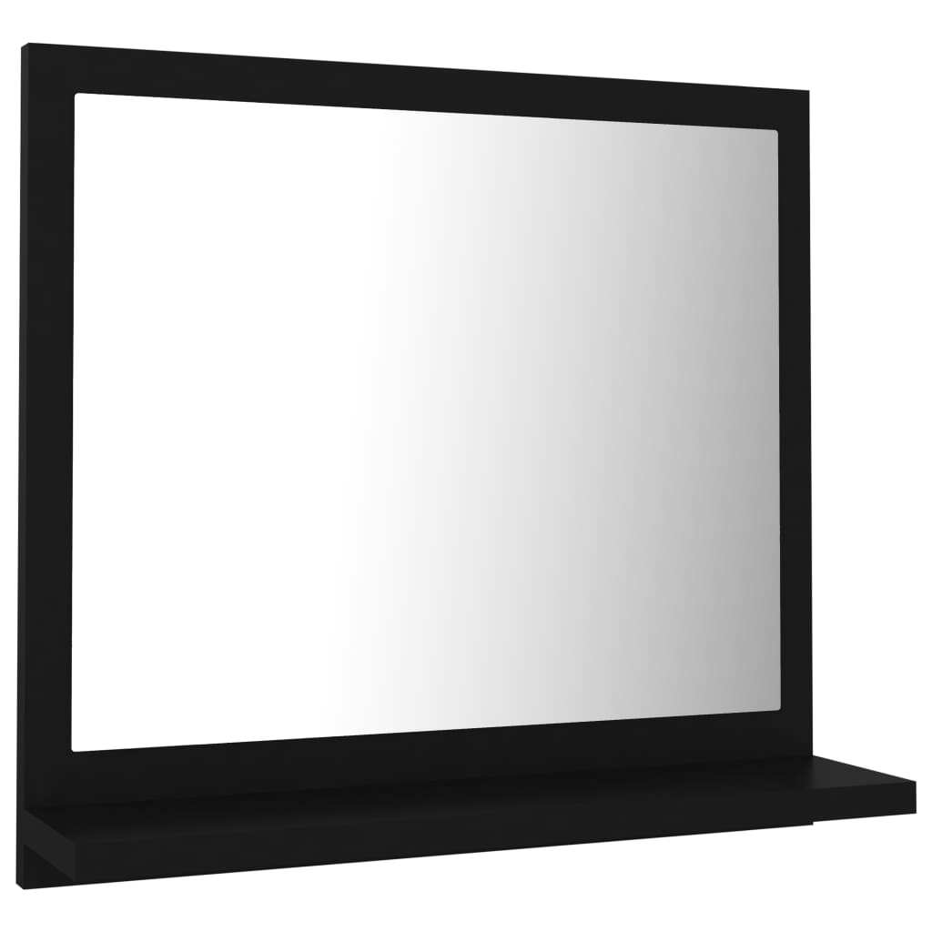 

Дзеркало для ванної кімнати Shumee чорний ДСП 40x37 см 804554