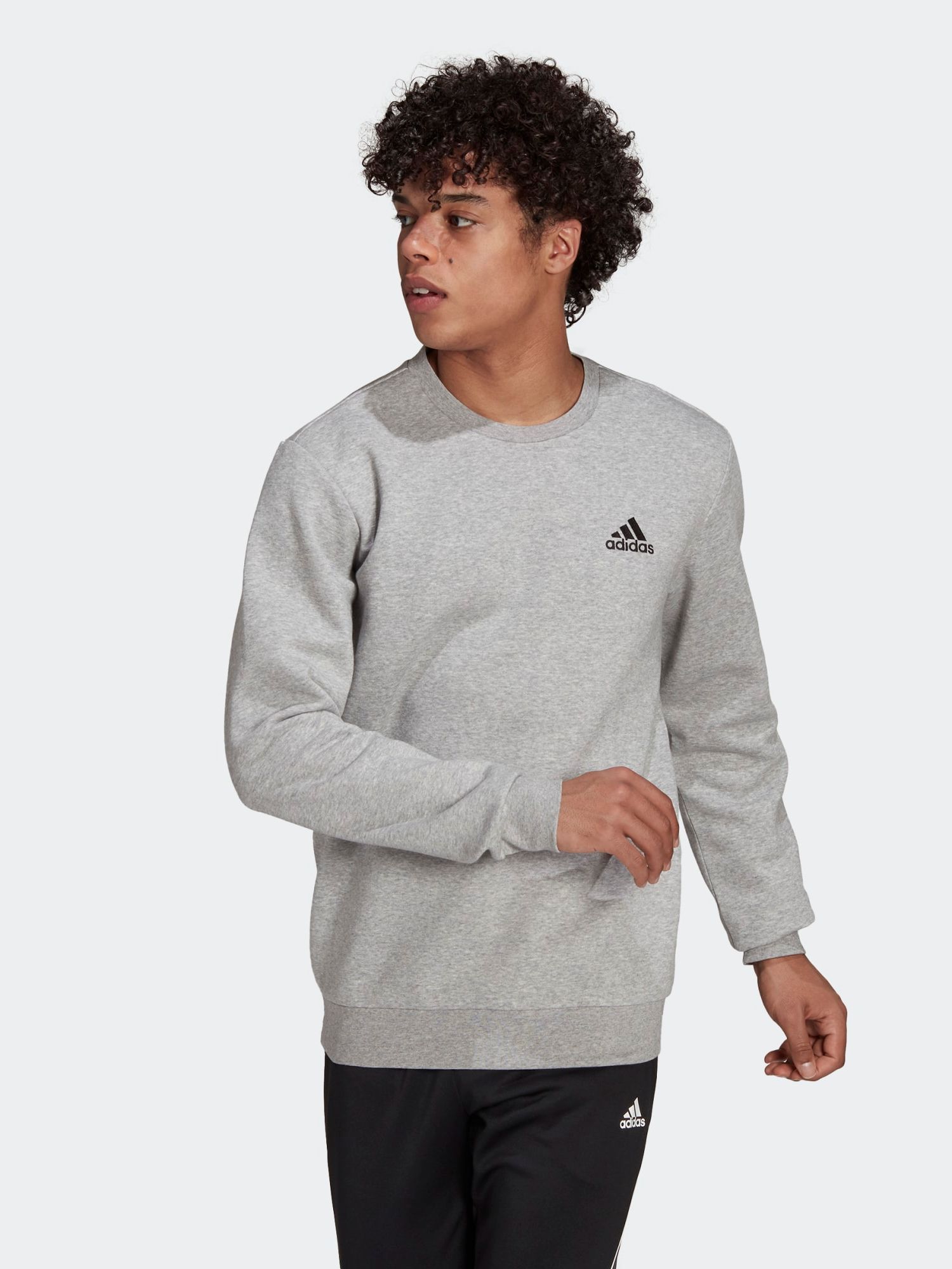 

Свитшот Adidas M Feelcozy Swt H12221  Medium Grey Heather, Свитшот Adidas M Feelcozy Swt H12221 S Medium Grey Heather