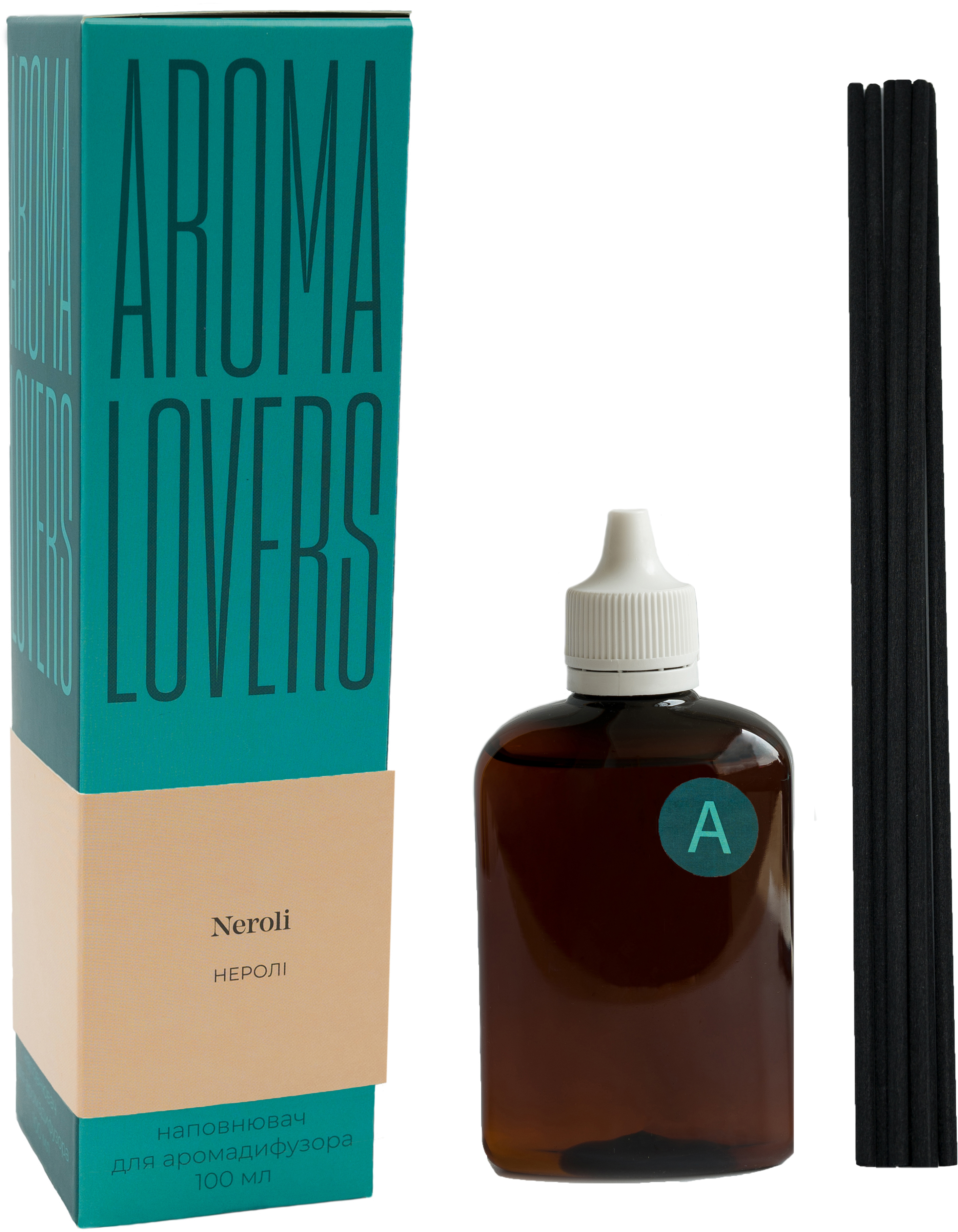 

Наполнитель для аромадиффузора Aromalovers Нероли 100 мл + палочки