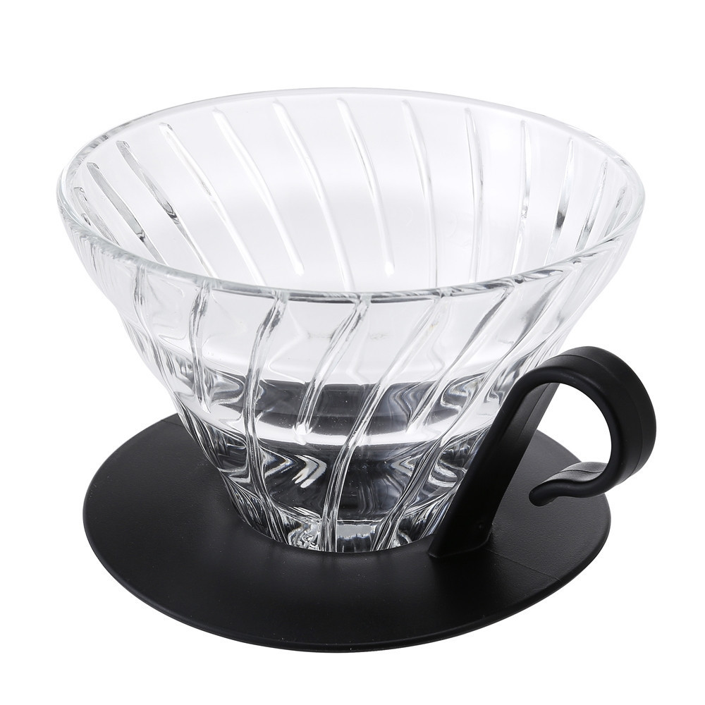 

Пуровер Hario V60 02 стеклянный черный