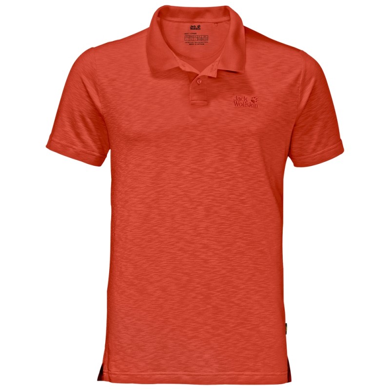 

Поло TRAVEL POLO MEN Jack Wolfskin 1804542-2520 XXL Красный