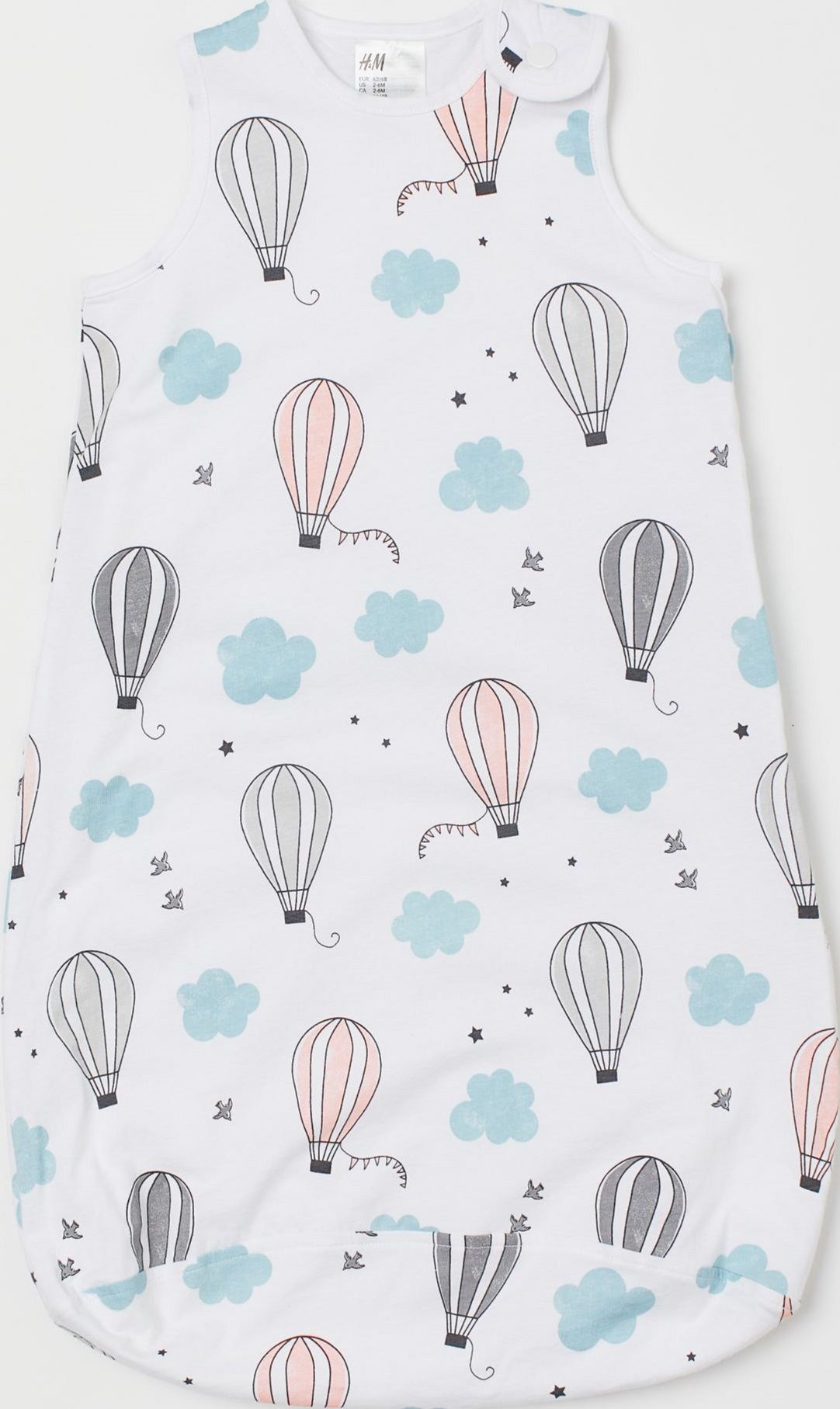 

Конверт H&M 0810737 1 74-80 см Белый (2000001778135)