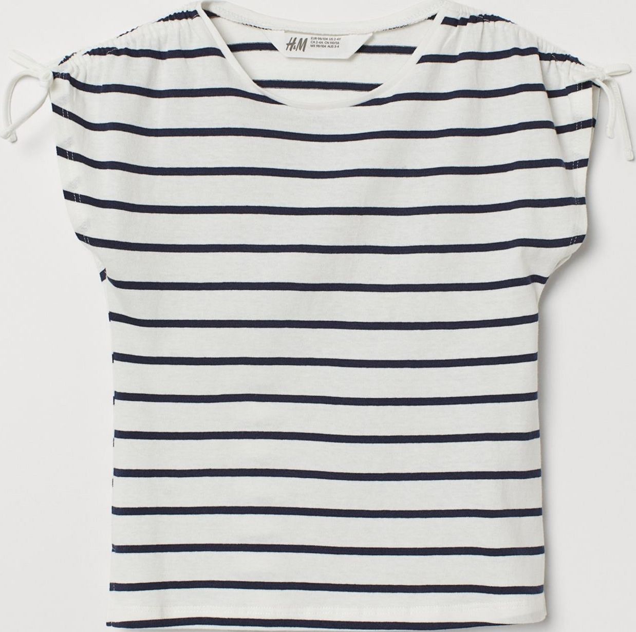 

Футболка H&M 0708404 122-128 см Белая (2000001768228)