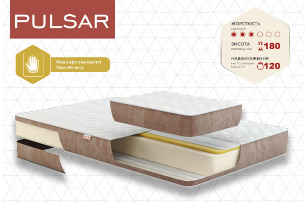 

Матрас ортопедический Come-for Pulsar 150x200 см