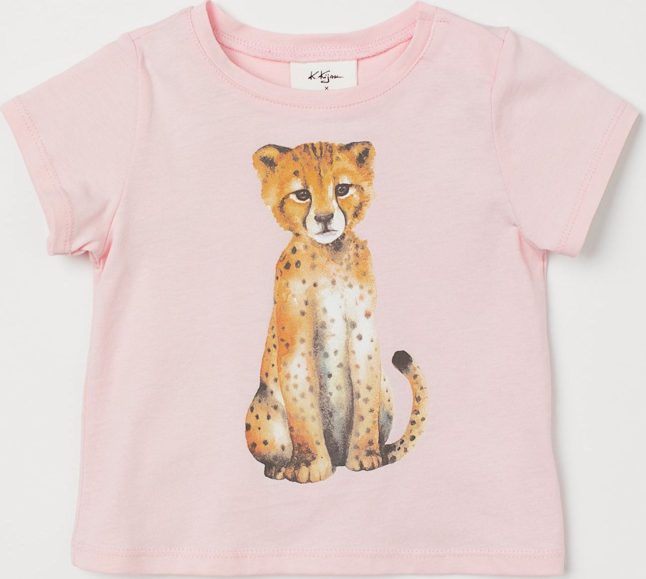 

Футболка H&M 0829357 86 см Светло-розовая