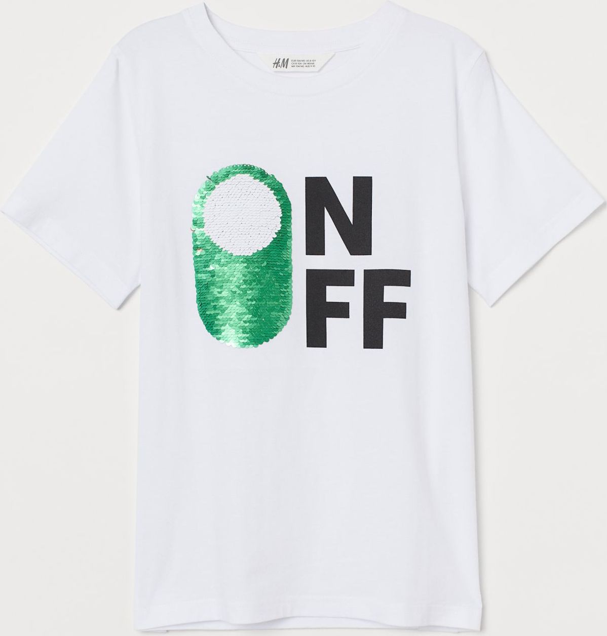 

Футболка H&M 0814635 158-164 см Белая