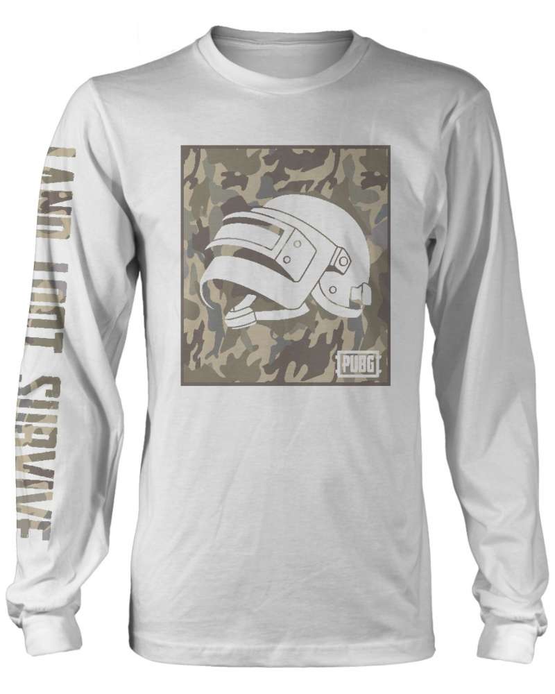 

Лонгслив JINX PUBG - Camo Street Long Sleeve White, S