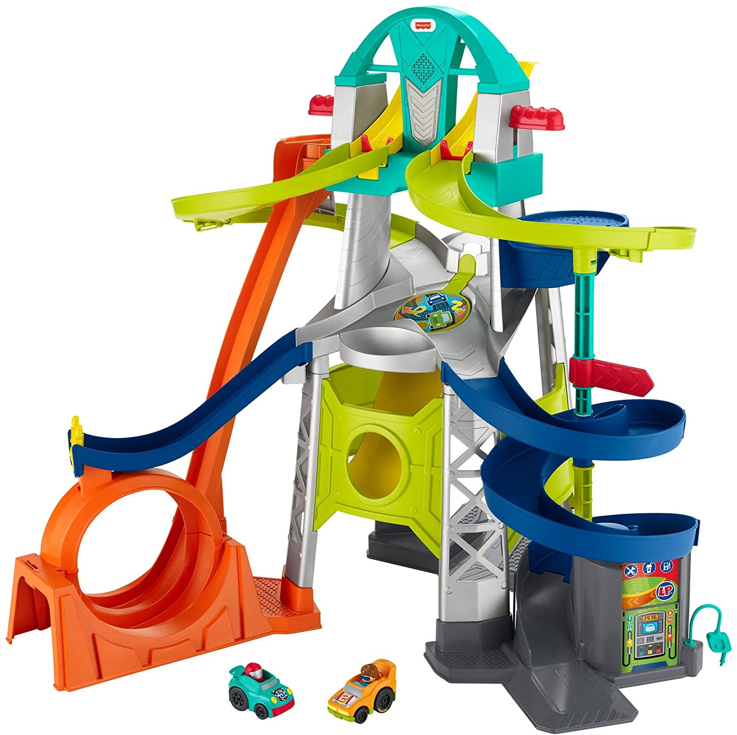 

Гоночная трасса Автодром небоскреб Фишер Прайс Fisher-Price Little People Launch and Loop Raceway Skyway