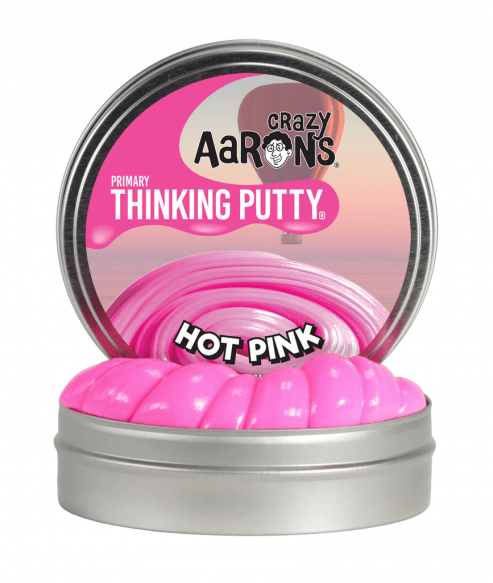 

Жвачка для рук Crazy Aarons Thinking Putty Ярко-розовая, 90 г