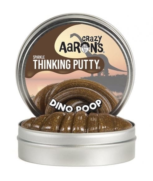 

Жвачка для рук Crazy Aarons Thinking Putty Какашка динозавра, 90 г